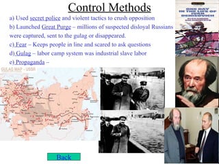 Stalin Control RR 8a Stalin Totalitarianism | PPT