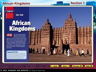 African Kingdoms

Section 1

 