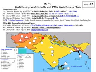 Mr P’s                                                   Assign #   12
                        Revolutionary Guide to Indi...