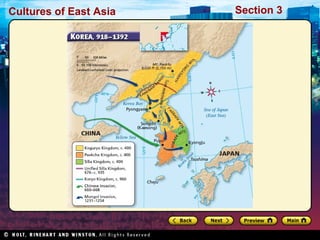 Cultures of East Asia

Section 3

 