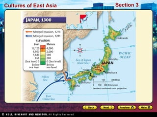 Cultures of East Asia

Section 3

 