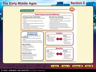 The Early Middle Ages

Section 5

 
