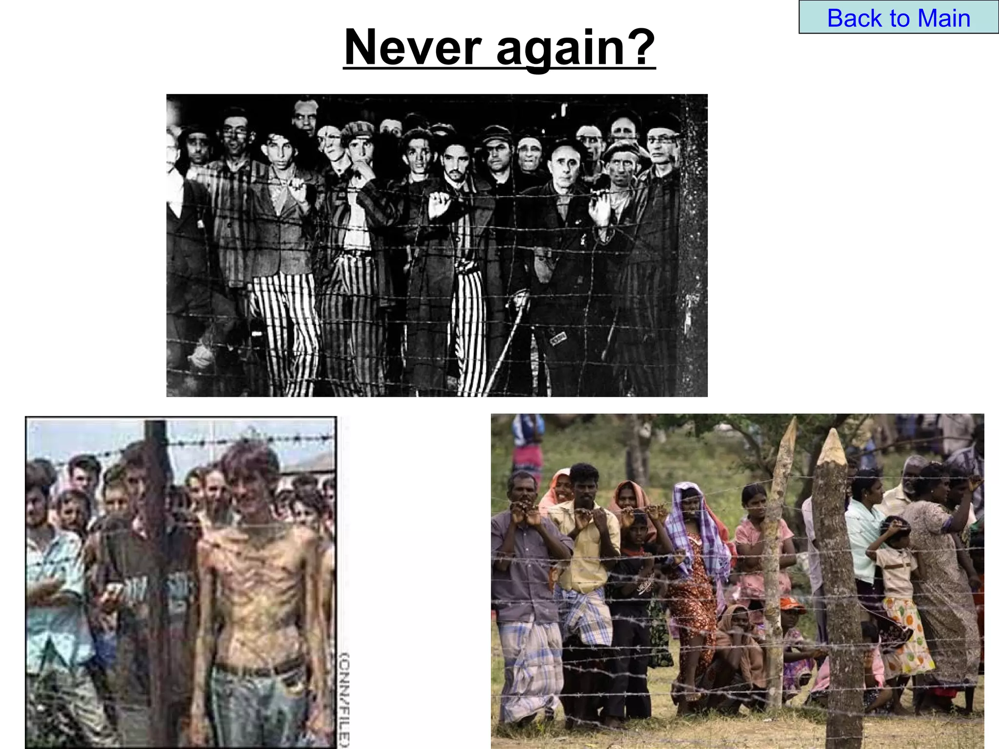 Back to Main
Never again?
 