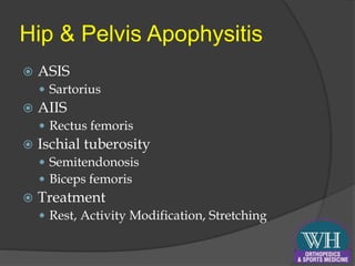 Injuries Unique to the Adolescent Athlete - Westchester Health ...
