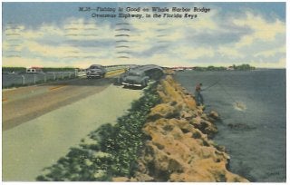 Whale Harbor Bridge, Islamorada, Florida Keys ca 1944
