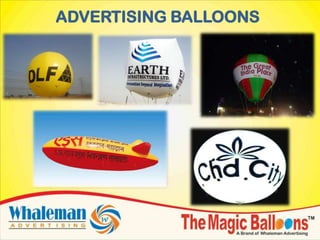 ADVERTISING BALLOONS
 