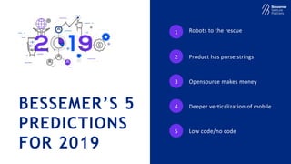 State of the Cloud 2019 from Bessemer Venture Partners