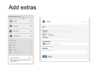 Add extras
 