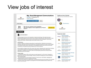 View jobs of interest
 
