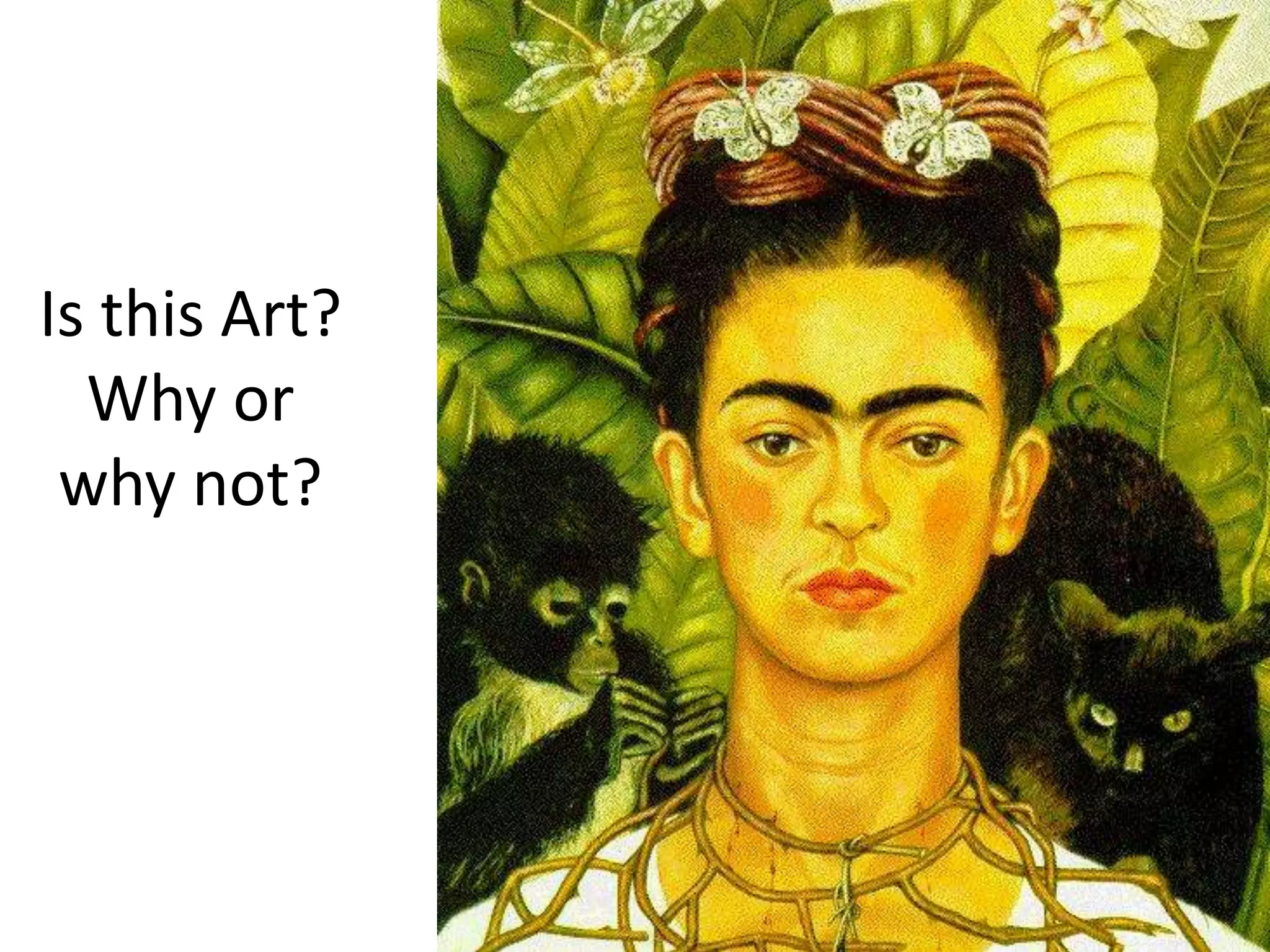 Is this Art?
Why or
why not?
 