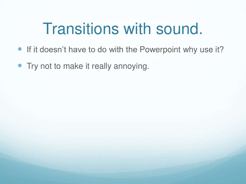 What not to do in powerpoint