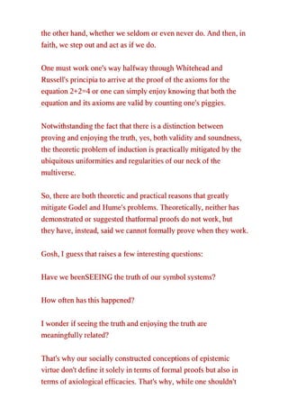 What problem of induction