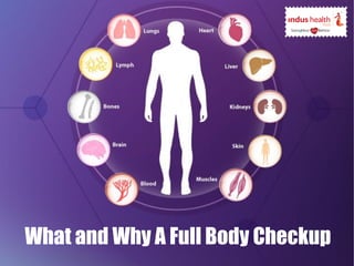12/23/2016
What and Why A Full Body Checkup
 