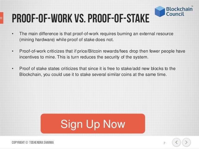What Are The Differences Between Proof Of Work And Proof Of Stake