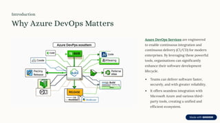 Azure DevOps Services: Complete Guide to DevOps Tools, Automation & End ...