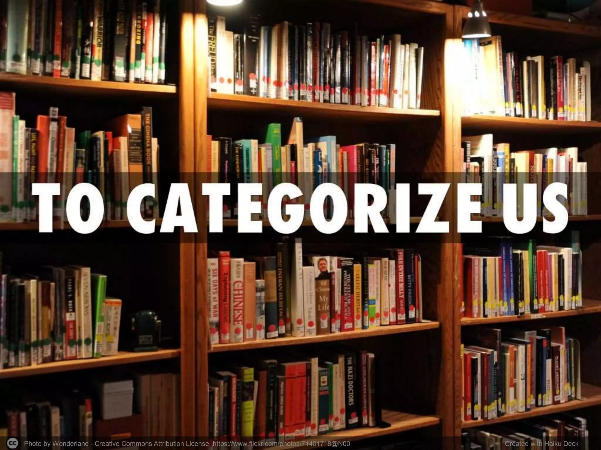 Photo by Wonderlane - Creative Commons Attribution License https://www.flickr.com/photos/71401718@N00 Created with Haiku Deck
 