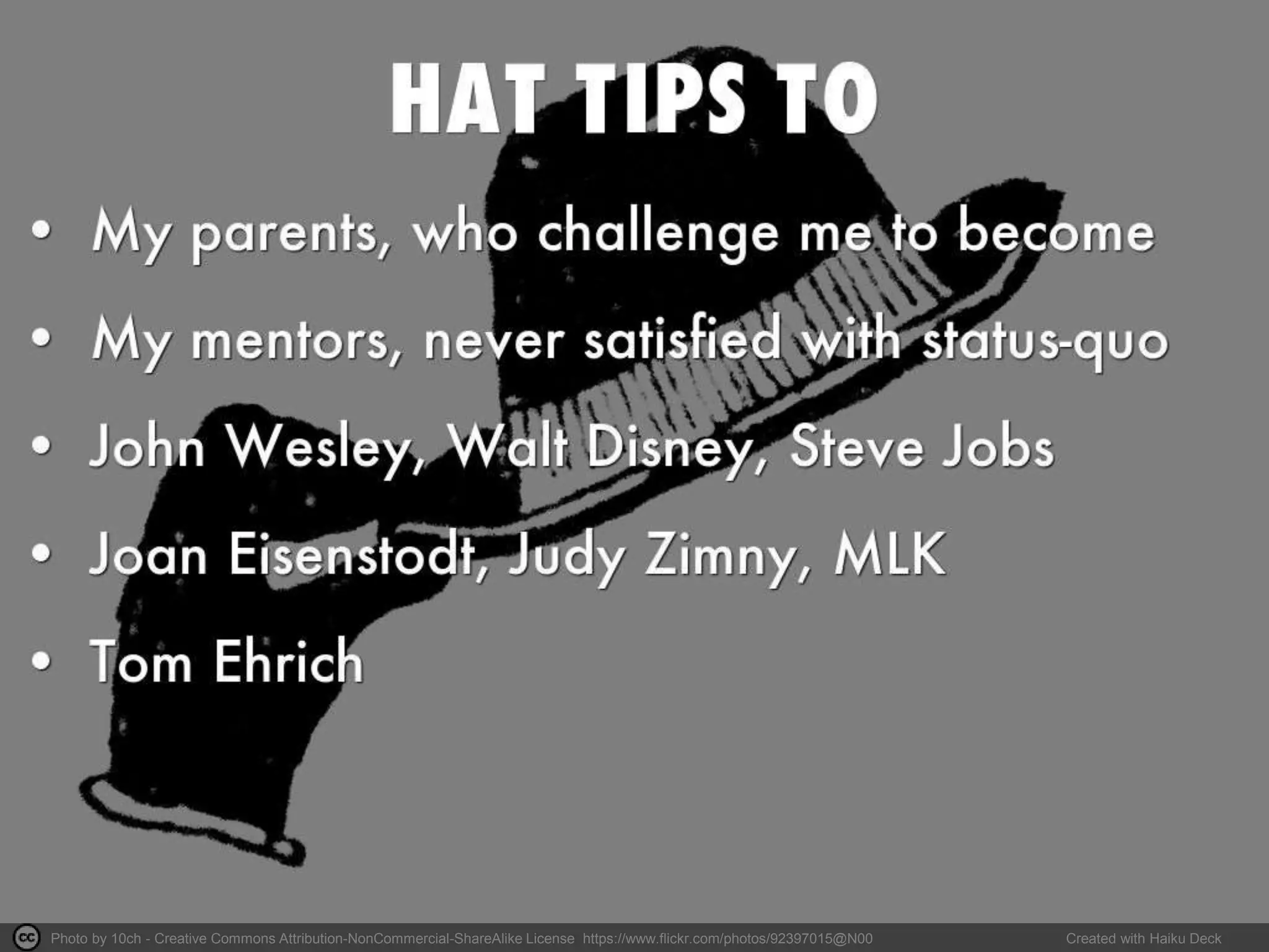 Photo by 10ch - Creative Commons Attribution-NonCommercial-ShareAlike License https://www.flickr.com/photos/92397015@N00 Created with Haiku Deck
 