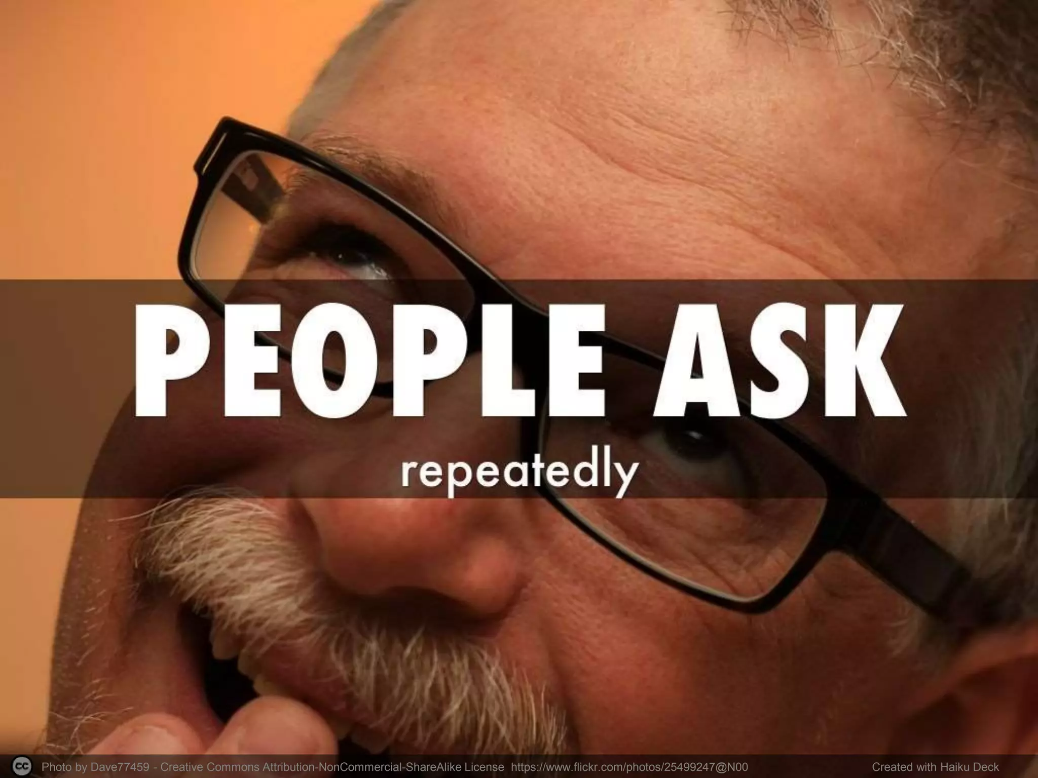 Photo by Dave77459 - Creative Commons Attribution-NonCommercial-ShareAlike License https://www.flickr.com/photos/25499247@N00 Created with Haiku Deck
 