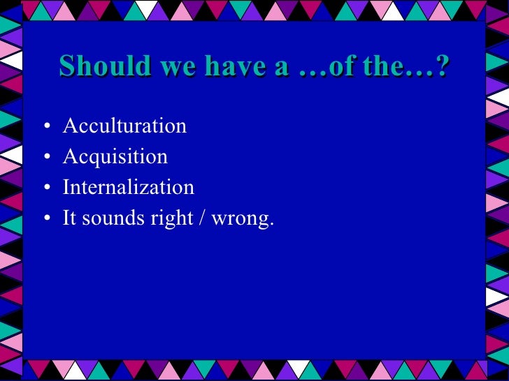 What Do We Have Today