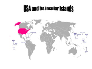 USA and its insular islands 