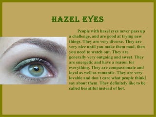 What Does Your Eye Color Say About You? - Color Meanings