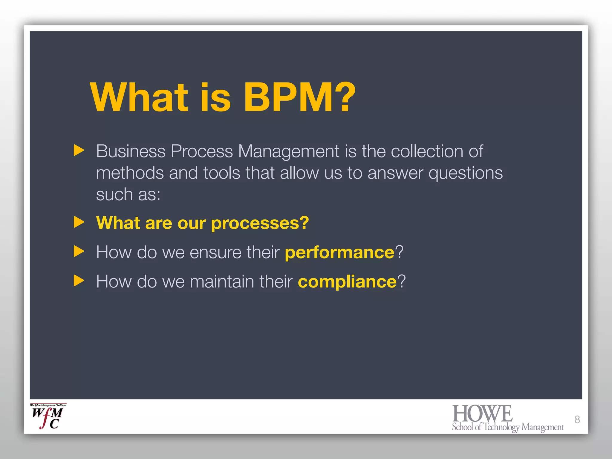 What every Enterprise Architect needs to know about BPM and Workflow