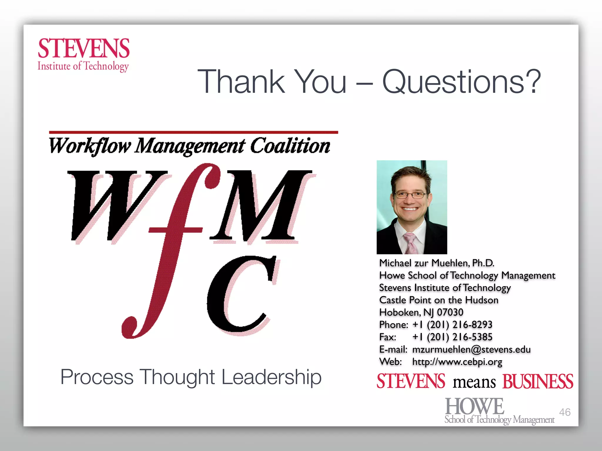 What every Enterprise Architect needs to know about BPM and Workflow