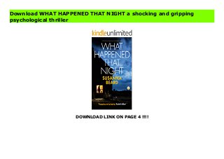 DOWNLOAD LINK ON PAGE 4 !!!!
Download WHAT HAPPENED THAT NIGHT a shocking and gripping
psychological thriller
Read PDF WHAT HAPPENED THAT NIGHT a shocking and gripping psychological thriller Online, Read PDF WHAT HAPPENED THAT NIGHT a shocking and gripping psychological thriller, Full PDF WHAT HAPPENED THAT NIGHT a shocking and gripping psychological thriller, All Ebook WHAT HAPPENED THAT NIGHT a shocking and gripping psychological thriller, PDF and EPUB WHAT HAPPENED THAT NIGHT a shocking and gripping psychological thriller, PDF ePub Mobi WHAT HAPPENED THAT NIGHT a shocking and gripping psychological thriller, Reading PDF WHAT HAPPENED THAT NIGHT a shocking and gripping psychological thriller, Book PDF WHAT HAPPENED THAT NIGHT a shocking and gripping psychological thriller, Read online WHAT HAPPENED THAT NIGHT a shocking and gripping psychological thriller, WHAT HAPPENED THAT NIGHT a shocking and gripping psychological thriller pdf, pdf WHAT HAPPENED THAT NIGHT a shocking and gripping psychological thriller, epub WHAT HAPPENED THAT NIGHT a shocking and gripping psychological thriller, the book WHAT HAPPENED THAT NIGHT a shocking and gripping psychological thriller, ebook WHAT HAPPENED THAT NIGHT a shocking and gripping psychological thriller, WHAT HAPPENED THAT NIGHT a shocking and gripping psychological thriller E-Books, Online WHAT HAPPENED THAT NIGHT a shocking and gripping psychological thriller Book, WHAT HAPPENED THAT NIGHT a shocking and gripping psychological thriller Online Read Best Book Online WHAT HAPPENED THAT NIGHT a shocking and gripping psychological thriller, Download Online WHAT HAPPENED THAT NIGHT a shocking and gripping psychological thriller Book, Read Online WHAT HAPPENED THAT NIGHT a shocking and gripping psychological thriller E-Books, Read WHAT HAPPENED THAT NIGHT a shocking and gripping psychological thriller Online, Download Best Book WHAT HAPPENED THAT NIGHT a shocking and gripping psychological thriller Online, Pdf Books WHAT HAPPENED THAT NIGHT a
shocking and gripping psychological thriller, Download WHAT HAPPENED THAT NIGHT a shocking and gripping psychological thriller Books Online, Download WHAT HAPPENED THAT NIGHT a shocking and gripping psychological thriller Full Collection, Download WHAT HAPPENED THAT NIGHT a shocking and gripping psychological thriller Book, Read WHAT HAPPENED THAT NIGHT a shocking and gripping psychological thriller Ebook, WHAT HAPPENED THAT NIGHT a shocking and gripping psychological thriller PDF Read online, WHAT HAPPENED THAT NIGHT a shocking and gripping psychological thriller Ebooks, WHAT HAPPENED THAT NIGHT a shocking and gripping psychological thriller pdf Read online, WHAT HAPPENED THAT NIGHT a shocking and gripping psychological thriller Best Book, WHAT HAPPENED THAT NIGHT a shocking and gripping psychological thriller Popular, WHAT HAPPENED THAT NIGHT a shocking and gripping psychological thriller Read, WHAT HAPPENED THAT NIGHT a shocking and gripping psychological thriller Full PDF, WHAT HAPPENED THAT NIGHT a shocking and gripping psychological thriller PDF Online, WHAT HAPPENED THAT NIGHT a shocking and gripping psychological thriller Books Online, WHAT HAPPENED THAT NIGHT a shocking and gripping psychological thriller Ebook, WHAT HAPPENED THAT NIGHT a shocking and gripping psychological thriller Book, WHAT HAPPENED THAT NIGHT a shocking and gripping psychological thriller Full Popular PDF, PDF WHAT HAPPENED THAT NIGHT a shocking and gripping psychological thriller Read Book PDF WHAT HAPPENED THAT NIGHT a shocking and gripping psychological thriller, Read online PDF WHAT HAPPENED THAT NIGHT a shocking and gripping psychological thriller, PDF WHAT HAPPENED THAT NIGHT a shocking and gripping psychological thriller Popular, PDF WHAT HAPPENED THAT NIGHT a shocking and gripping psychological thriller Ebook, Best Book WHAT HAPPENED THAT NIGHT a shocking and gripping psychological thriller,
PDF WHAT HAPPENED THAT NIGHT a shocking and gripping psychological thriller Collection, PDF WHAT HAPPENED THAT NIGHT a shocking and gripping psychological thriller Full Online, full book WHAT HAPPENED THAT NIGHT a shocking and gripping psychological thriller, online pdf WHAT HAPPENED THAT NIGHT a shocking and gripping psychological thriller, PDF WHAT HAPPENED THAT NIGHT a shocking and gripping psychological thriller Online, WHAT HAPPENED THAT NIGHT a shocking and gripping psychological thriller Online, Download Best Book Online WHAT HAPPENED THAT NIGHT a shocking and gripping psychological thriller, Read WHAT HAPPENED THAT NIGHT a shocking and gripping psychological thriller PDF files
 