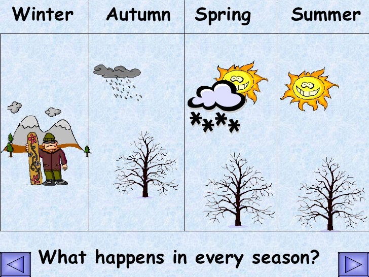 What happens in autumn?