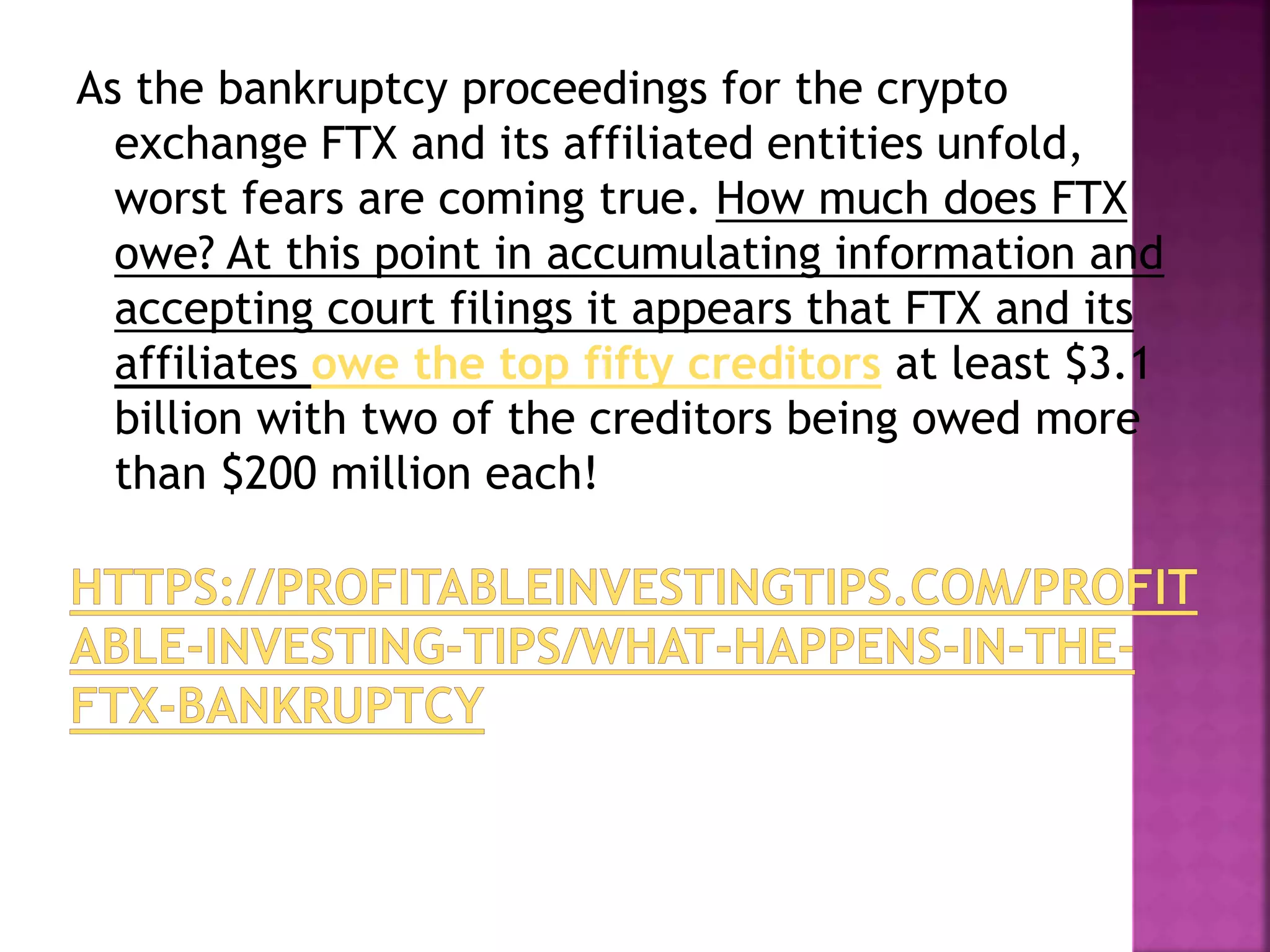What Happens in the FTX Bankruptcy? | PPTX