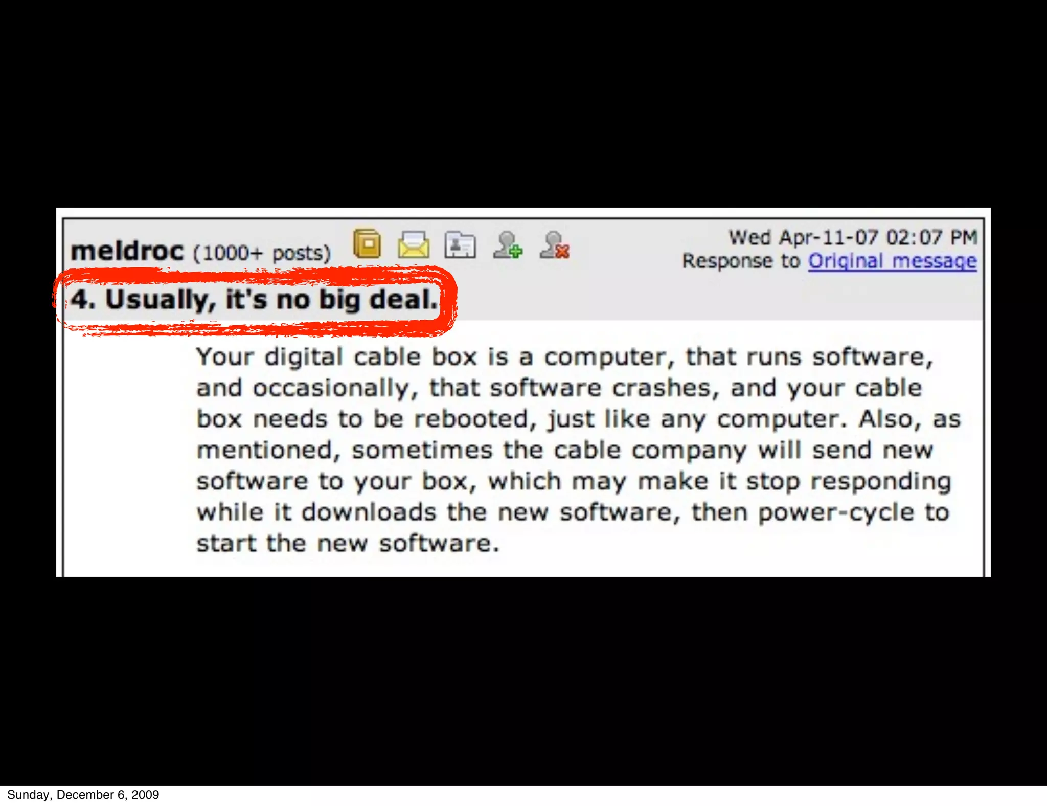 Sunday, December 6, 2009
 