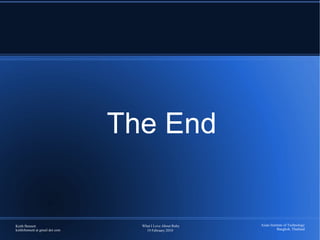 Conciseness and Clarity, Not Ceremony: List Manipulation Java: public static List<Integer> calcDoubles(List<Integer> inputList) { List<Integer> outputList = new ArrayList<Integer>(); for (Integer n : inputList) { outputList.add(2 * n); } return outputList;  } Ruby: def calc_doubles(input_list) input_list.map { |n| 2 * n } end 