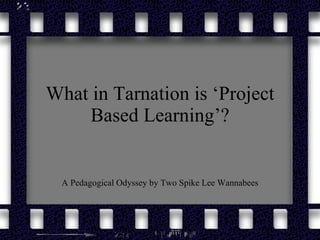 What in Tarnation is ‘Project Based Learning’? A Pedagogical Odyssey by Two Spike Lee Wannabees 