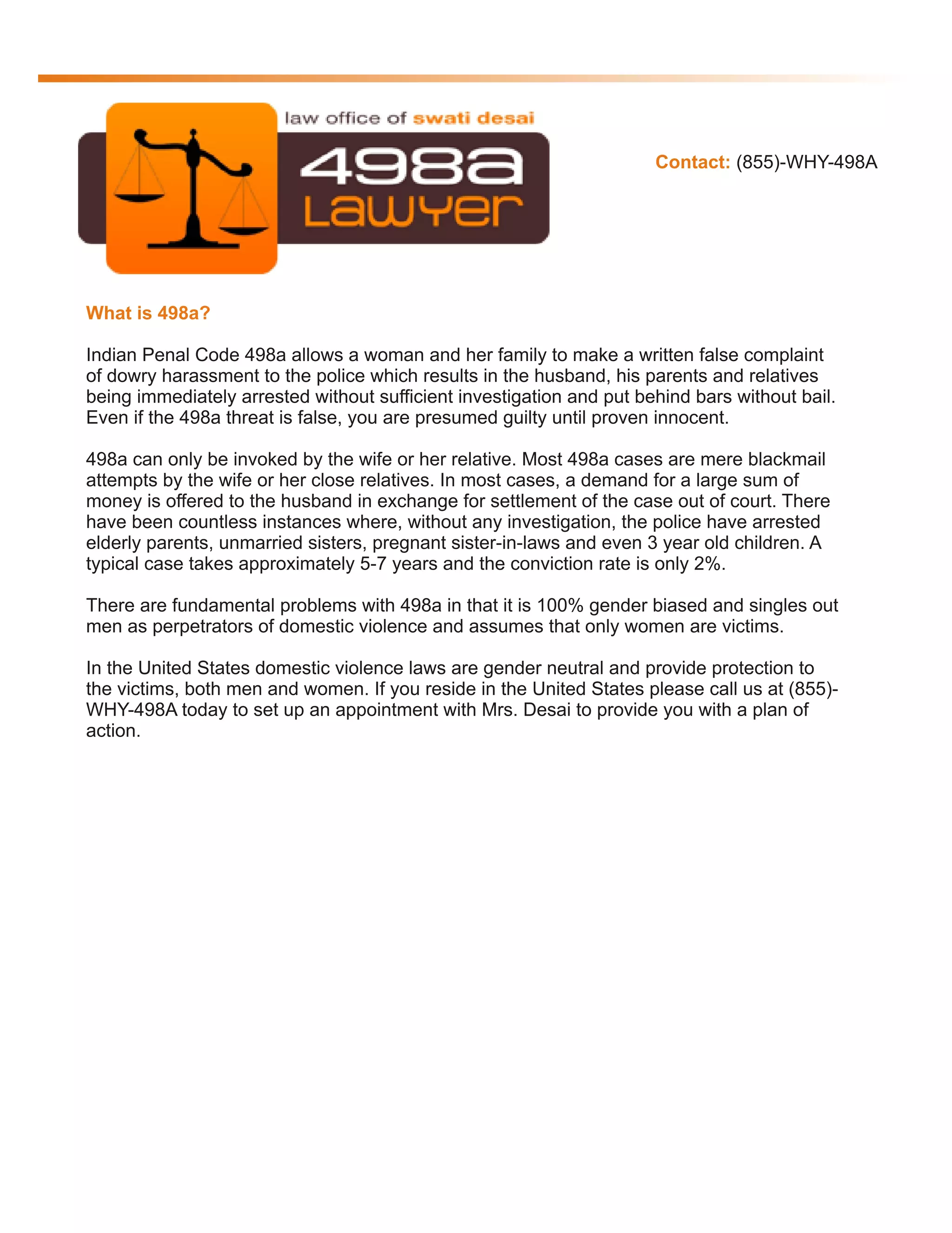 What Is 498a PDF Free Download
