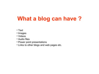 What is a blog? | PPT