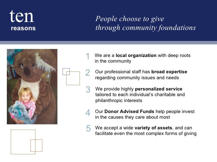 What is a Community Foundation?