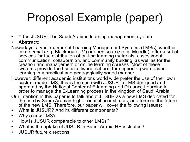 research abstract format