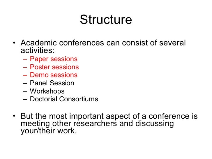 What Is A Conference