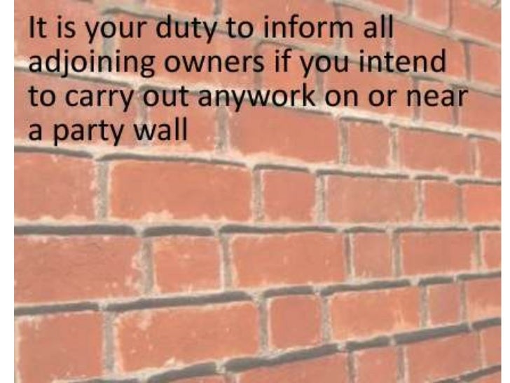 What is a Party Wall?