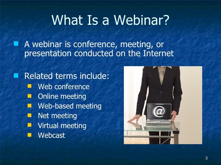 what is a webinar