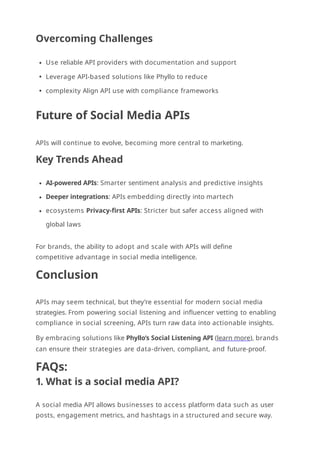 What is an API & why does it matter for social media? | PPTX