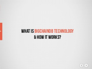 What Is BigchainDB Technology
& How It Works?
 