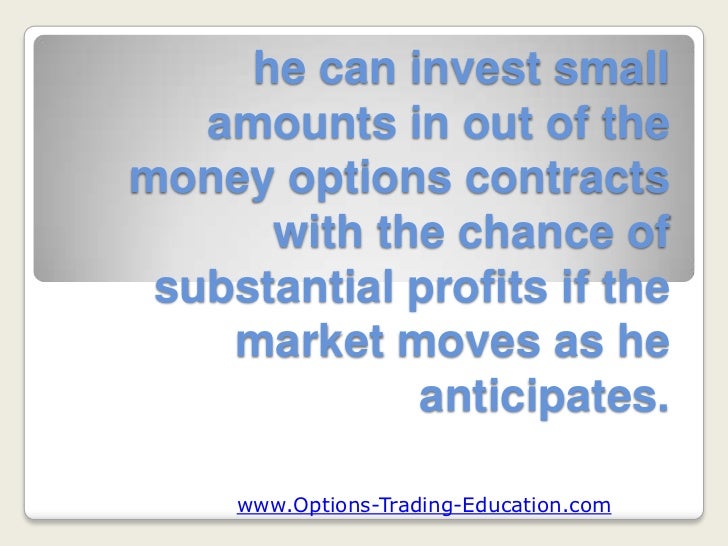 What is trading options contracts