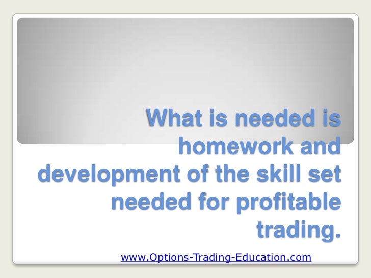 What is option trading