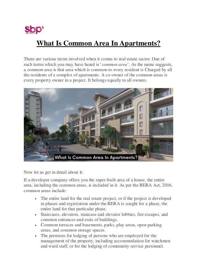What Is Common Area In Apartments?