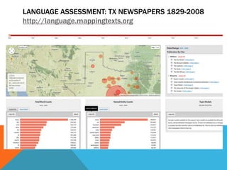 STANFORD SPATIAL HISTORY PROJECT
http://web.stanford.edu/group/spatialhistory
 