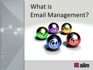 What is  Email Management? 