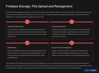 Firebase Infrastructure Comprehensive Guide to Firebase: Google's App Development Platform | PDF