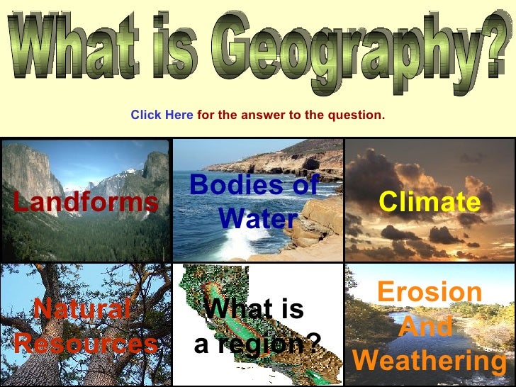 geography