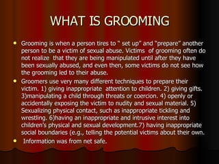 What Is Grooming | PPT